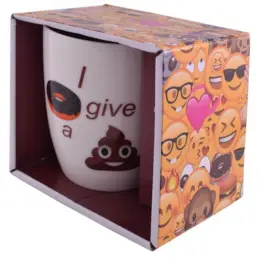 Emoji Oval Cone Mug Box